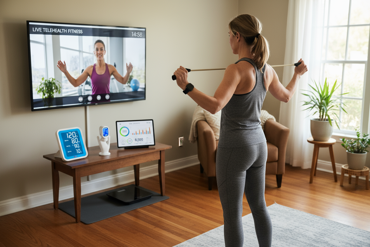 The Transformative Role of Tele-Exercise and Smart Medical Devices in Modern Healthcare and Smart Homes
