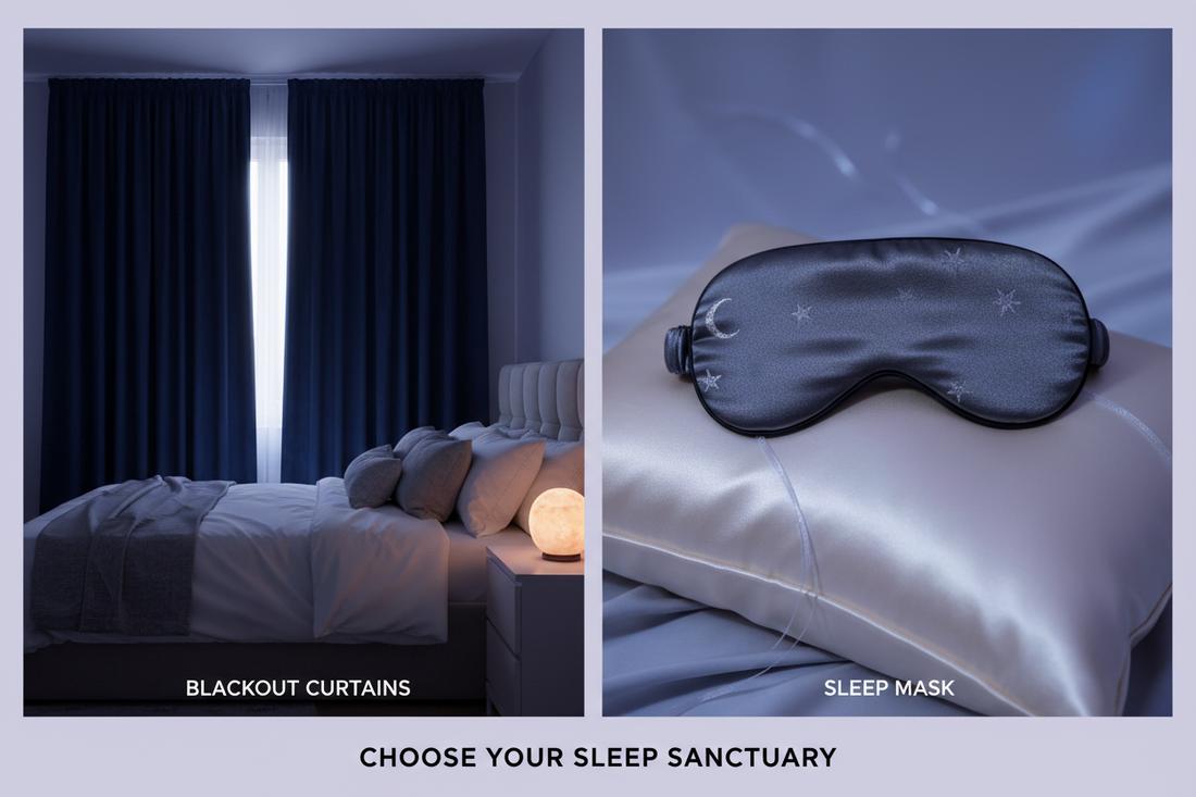 Sleep Masks vs. Blackout Curtains: Which is Best for Achieving Total Darkness and Better Sleep?