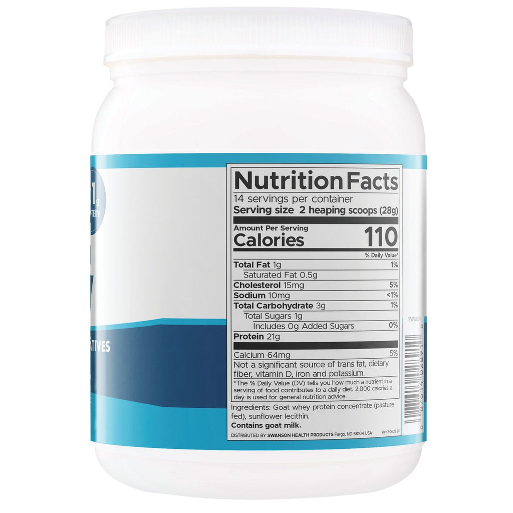 Pasture Fed Goat Whey - Unflavored