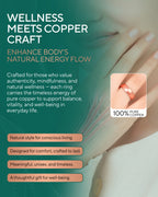 Pure Copper Rings Set - Domed (6mm)