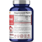 NusaPure Myo-Inositol - Suitable for Vegetarian/Vegan, Non - GMO - 2800mg, 200 Capsules