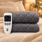 220V Electric Blanket with Dual Controls and 4 Heat Settings
