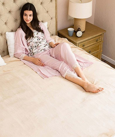 220V Electric Blanket with Dual Controls and 4 Heat Settings