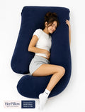 HerPillow Ultimate 5-in-1 Premium Full-Body Pillow for Women – Elevated Comfort & Support