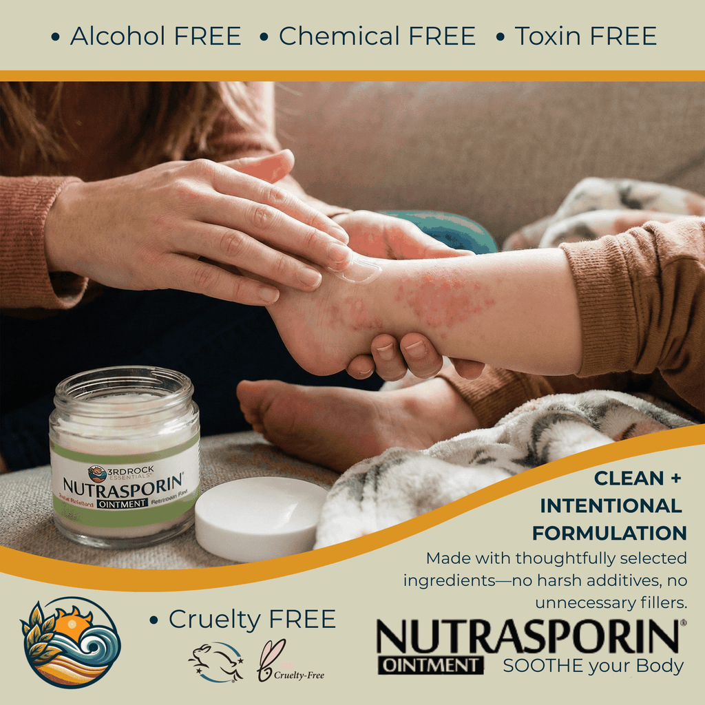 Nutrasporin® - 3oz JAR - All Natural First Aid Ointment 100ppm Silver Gel (Water Resistant)