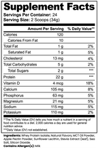 Veluna Advanced 100% Whey Protein Isolate | 28.4 oz (805g)