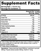 Melvya Bee Bread Powder |Nutrient-Rich Wellness Powder | 30 Servings