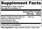 Vireva Chaga Mushroom | Gut & Immune Support | 60 Count