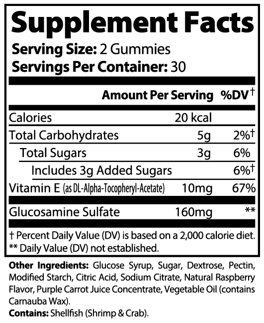 Gummiflex Glucosamine Gummies | 60 Count