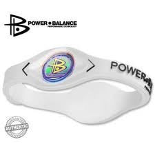 Power Balance Wristband Balance Bracelet 100% Surgical Grade Silicone (White/Black lettering) size Large