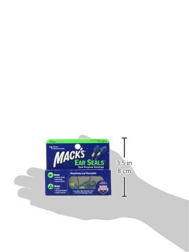 Macks Ear Seals Dual Purpose Earplugs (Pack of 1 Pair)