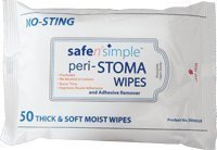 Safe N Simple Adhesive Remover Wipe, 50/Package