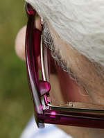 BioWaves Colored Lens Color Therapy Glasses - Classic Style (Orange)