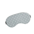 Cotton Sleeping Eye Mask  Green Polka