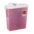 Sharps Container 2 Gallon Red, Clear Lid - 31142222
