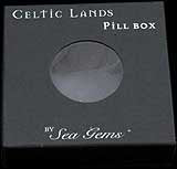 Pill Box (Standard Size) in an Arabesque Design in Blue Color