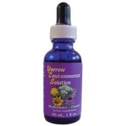 Flower Essence Services - Yarrow Environmental Solution Organic Supplement Drops - 1 oz.