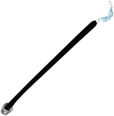 Silicone Nozzle Enema ASilicone Nozzle Enema Attachment Reusable Douche Black Hose Nozzle (39.37 in)