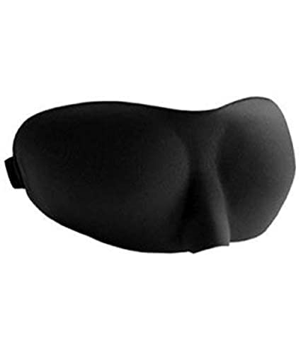 Murtisiddh Blind Sleeping Eye Mask Slip Night Sleep Eye Black 3D Cotton Cover Super Soft & Smooth Travel Masks For Men Women Gir