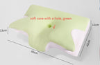 Space Cotton Memory Foam Pillow – Slow-Rebound Sleep Pillow in 5 Colors, Non-Porous or Ventilated
