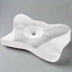 💤 Ergonomic Foam Neck Pillow – Neck Support & Spinal Alignment