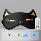 USB Heated Eye Mask with Herbal Packs and 5 Heat Settings