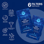 Disposable Replacement CPAP Filters for Resmed Airsense 10 (6-Pack)