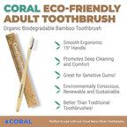 Coral Mouth Spray, Bamboo Mint Floss, and Bamboo Toothbrushes Bundle