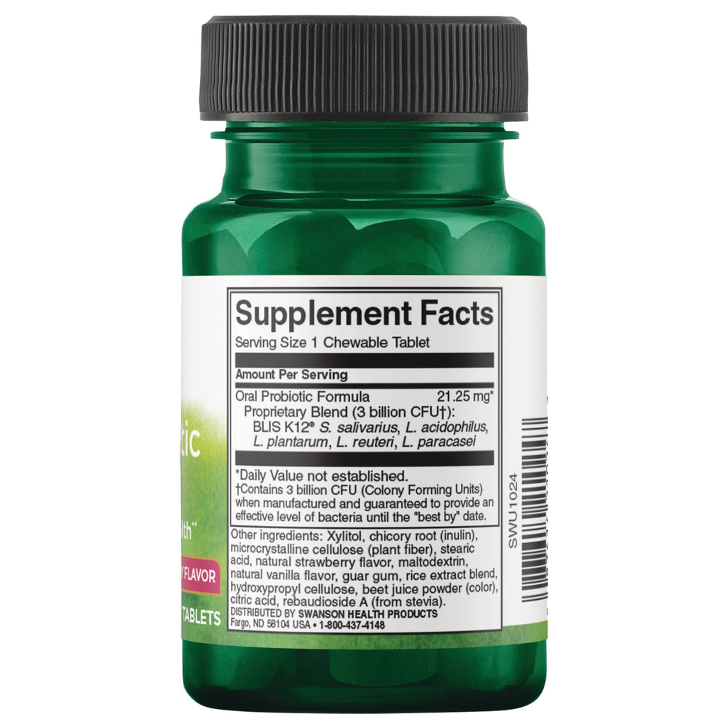 Oral Probiotic Formula - Natural Strawberry Flavor