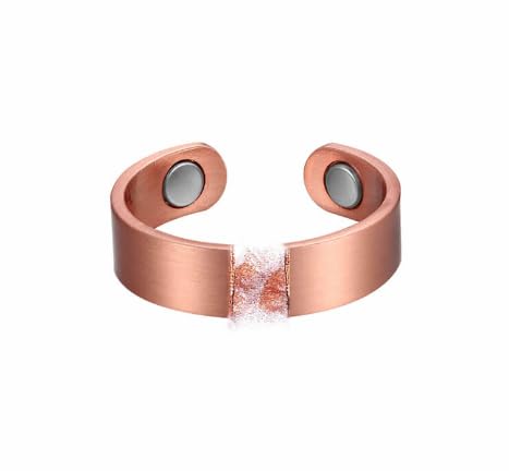 Earth Therapy - Elegant Women or Mens Ring Band in Solid Copper | Magnetic Therapy Ring by Earth Therapy (1)