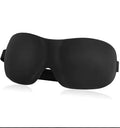 Ghrasthi Eye Mask For Sleeping, Meditation, Traveling & Nap Anytime Anywhere | Light Blocking Soft Satin Fabric (Black, One Size