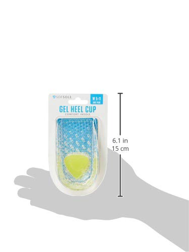 Sof Sole Gel Heel Cup, Womens Size 5-11