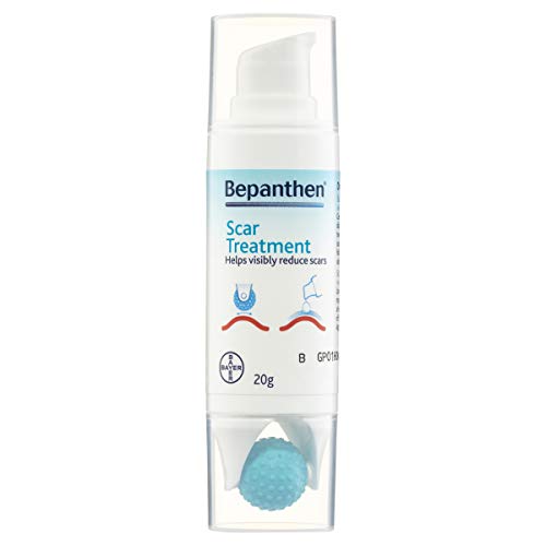 Bepanthen Scar Treatment Silicone Gel Helps Visibly Remove Scars, Moisturising Formula for New and Old Scars, 20 g