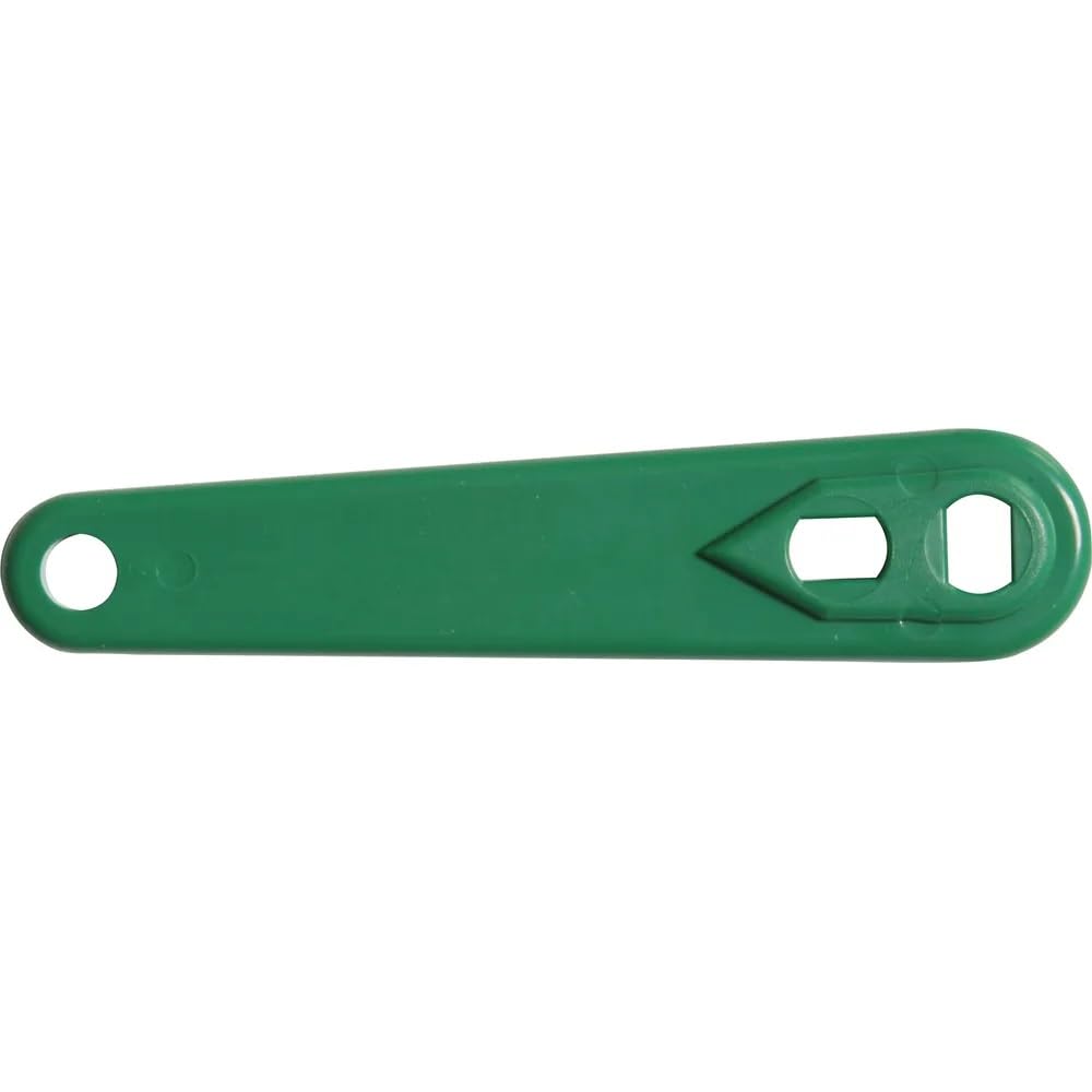 Sandhill Tools Heavy Duty Green Plastic Oxygen Cylinder Wrench with Chain (Pack of 5)