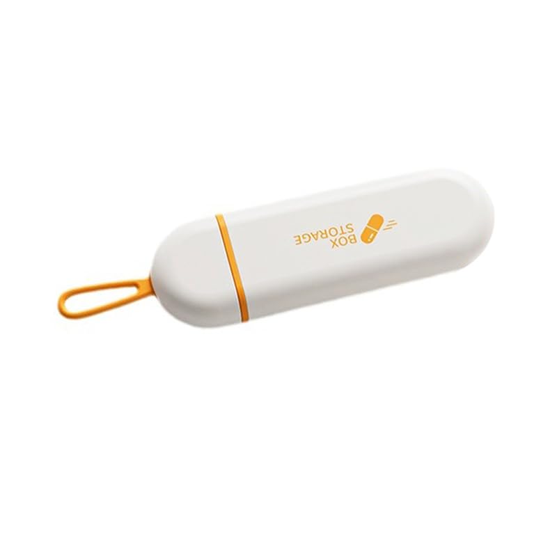 Wopanxye Cute Pill Organizer, Small Size Pill Case, Compact Portable Daily Medicine Box for Vitamins, Medications, Fish Oils, Su