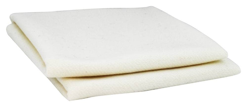Home Health Wool Flannel - Large Size, 18 x 24 - 100% White Wool, Extra Thick Weave, Unbleached, No Synthetics, For Castor Oil P