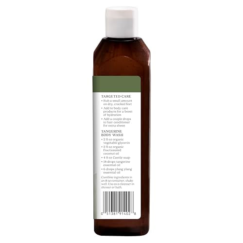 Aura Cacia Organic Skin Care Oil, Vegetable Glycerin, 16 Fluid Ounce