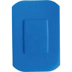 HypaPlast Blue Catering Plasters, 7.2x5cm (Pack of 100)