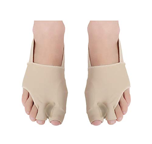Bunion Corrector, Double Toe Separators, Relieve Toe Friction Bunion Pain, Ball of Foot Cushion Toe Spacers Straightener Splint,