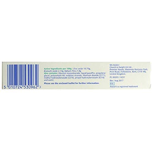 Anusol 43g SOY Cream - Whole Body Skin Moisturizer for All Skin Types, Damage Control &amp; Pore Treatment, 1.51 oz
