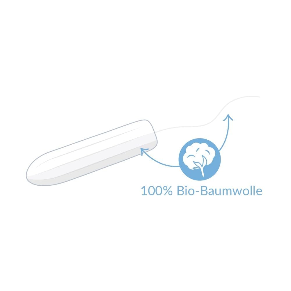 Natracare Non-Applicator 100% Organic Cotton Tampons, Super Plus, Totally Chlorine Free, Biodegradable and Compostable (12 Pack,