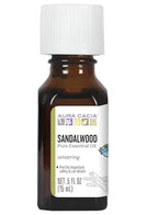 Aura Cacia Essential Oil, Focusing Sandalwood, 0.5 fluid ounce