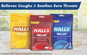 Halls Mentho-lyptus Cough Drops Advanced Vapor Action, Cherry Flavor 40 Drops (Pack of 3)