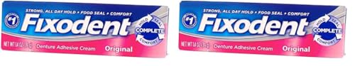 Fixodent Original Denture Adhesive Cream 1.4 Oz (Pack Of 2)