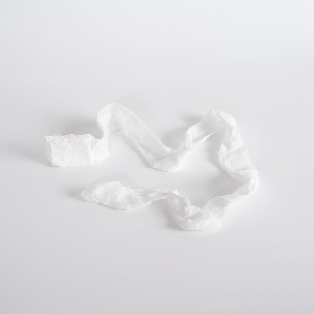 HOSPORA 100% Cotton Z Folded Sterile Compressed Gauze, 4.5 in x 4.1 Yards, First Aid and Emergency Kit Gauze Pads(Pack of 5)