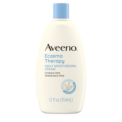 Aveeno Eczema Therapy Daily Moisturizing Body Cream for Sensitive Skin, Soothing Eczema Relief Cream, Colloidal Oatmeal & Cerami