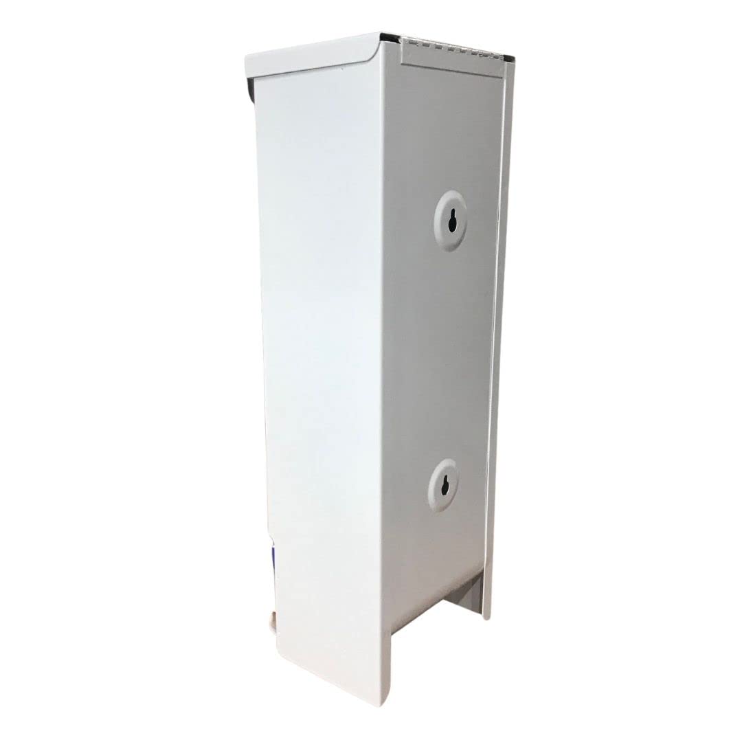 Sanitary Napkin and Tampon Dispenser Prefilled Free Vending White Metal