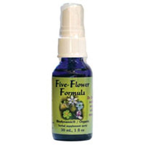 Five-Flower Formula, 0.25 oz by Flower Essence Services (Pack of 5)