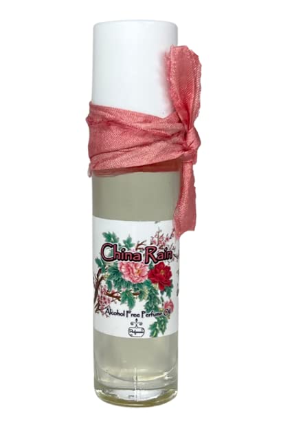 The Parfumerie China Rain Original Perfume Oil | Alcohol Free | 10 ml - Roll on Bottle