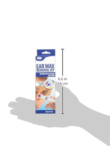 North American Ear Wax Removal Kit Includes Syringe with 3 Color Coded Safety Tips